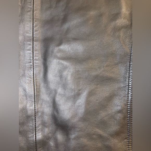 NWOT MICHAEL KORS MENS Genuine Lambskin Leather Black Racer Jacket Size Medium - Picture 11 of 11